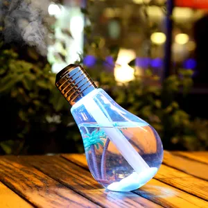 Usb 7 color Mini Ultrasonic Humidifier Water Mini Air The light bulb Purifier portable humidifier mini