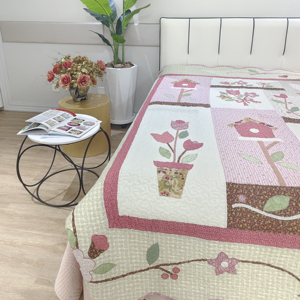 Tùy Chỉnh Màu Sắc Nhà Máy Bán Hàng Trực Tiếp Của Chất Lượng Cao Vải Trẻ Em Của Handmade Chắp Vá Tùy Chỉnh Bộ Đồ Giường Chăn Chăn - Product Image 2