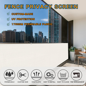 รั้วบังตา รั้วตาข่ายกันแดดกลางแจ้ง ตกแต่งระเบียง แผงรั้วตาข่ายพลาสติก ผ้าคลุมระเบียง ผ้าคลุมระเบียง - Product Image 4