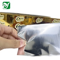 Película de sellado en frío para bolsita de turrón, película de rollo de envoltura de Chocolate de caramelo de plástico de grado alimenticio