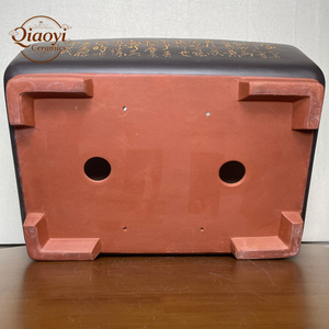 Grande Vaso da Bonsai Rettangolare Retrò in Argilla Viola <span class=keywords><strong>di</strong></span> Yixing Non Smaltata per Esterni con Pittura Paesaggistica Decorativa Vaso da Giardino per Casa - Product Image 6