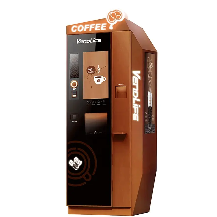 Coffee Vending Machine Companies Bean to Cup Coffee Vendlife Vending Machine for Sale