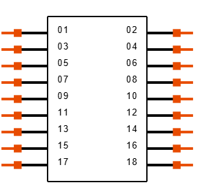 Conectores Receptáculos LCP de Entrada Inferior 18POS 0.1 GOLD SMD HLE-109-02-F-DV-BE Originales Nuevos, 100% Compatibles con Placas Mezzanine 2 - Product Image 6