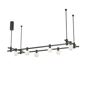 Kit de Iluminación LED de Riel Ajustable de Latón Cepillado, Foco de Techo Empotrado Estilo Mid-Century, Lámpara de Techo para Cocina - Product Image 4