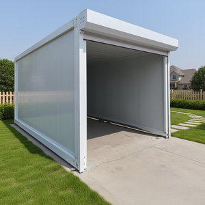 Garaje Moderno de Contenedores de 20-40 pies: Cochera Prefabricada de Acero, Cobertizo para Estacionamiento de Múltiples Vehículos, Almacén <span class=keywords><strong>Modular</strong></span> para 2-4 Autos - Product Image 1