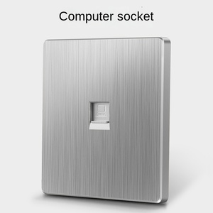 Montage Prise téléphonique murale Prise électrique Accueil Prise métallique - Product Image 3