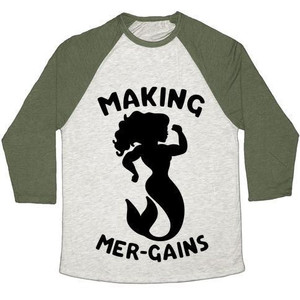 ทำเสื้อยืดเบสบอลเมอร์-เกนส์ ยูนิเซ็กส์ ทริ-เบลนด์ - Product Image 3