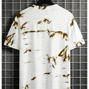 Short Sleeve Casual Summer Tee Tops Men's Graphic <b>Tie</b> Dye T Shirt Letter Print Crew Neck - Product Image 6