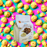 Sacs de conservation alimentaire réutilisables anti-fuite OEM, adaptés aux grains de café, bonbons, sucre, pâtisseries, biscuits, noix, fruits secs
