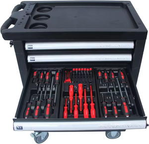 472Pcs OEM Customizable Car Repair Hand Trolley Cabinet with 5/<b>6</b>/7 <b>Drawers</b> Tool Chest 780x480x1050mm - Product Image 4