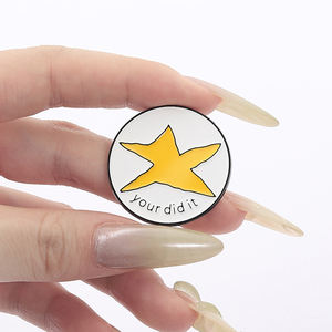Sming Pins Your Did It Meme Star esmalte Pins creativo Irregular meteorito pentagrama haciendo <span class=keywords><strong>mi</strong></span> <span class=keywords><strong>mejor</strong></span> broche solapa insignia joyería - Product Image 1