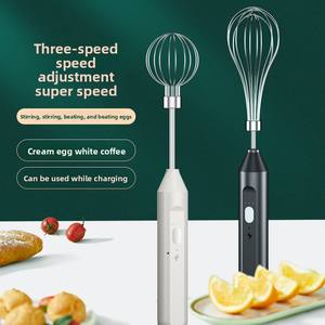 가정용 베이킹 휘핑 크림을 위한 안전한 고속 모터 식기 세척기가 있는 휴대용 스테인리스 스틸 전기 계란 비터 - Product Image 3