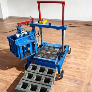 bibo Hot Sale Easy to Operate Small Mobile Brick Making Machine Home Paving Brick Machine - Product Image 1