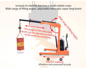 Iso Ce Msds 1T Extension 3.1M Ascenseur 3.7.M Électrique Single Shop Grue Reach Truck Stacker Auto Chargement Chariot Élévateur Télescopique Manipulateur - Product Image 2