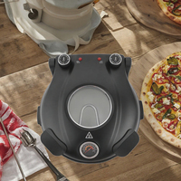 Grille-pain et four à pizza électriques pour la maison avec fenêtre à double couche