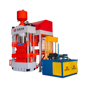 Qs800/1000/1500 mật độ cao khối bê tông hoàn toàn tự động đôi thủy lực gạch cách nhấn khối bê tông Máy làm - Product Image 1