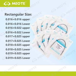 치과 교정용 치과 스테인레스 스틸 아치와이어 원형/직사각형 10PCS 치아 교정기 아치와이어 - Product Image 5