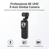 Kamera Saku Genggam Resolusi 4K 64MP Lensa Dapat Diputar Perekam Video Digital Mini untuk Perjalanan