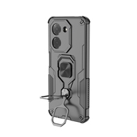 Coque de protection pour téléphone Xiaomi Redmi A5 4G Note 14 Pro Poco X7 Pro TPU PC hybride antichoc avec étui à anneau
