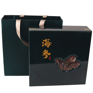 Boîte cadeau de champignons Reishi, emballage haut de gamme rouge avec motif 3D, sac cadeau pour produits de santé - Product Image 3