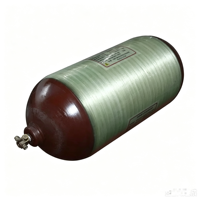 Réservoir de carburant pour véhicule en acier CNG avec doublure en fibre de verre, enroulé, haute pression, 65-100L, 30MPa, pour voiture, bus, camion