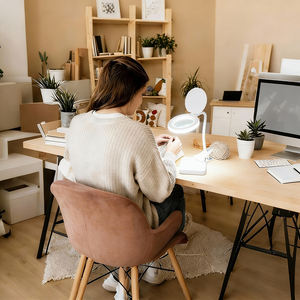 Loupe de table 3D 1,75X avec lampe LED pour soudure de circuits, protection des yeux pour étudiants, loupe de bureau avec lumière - Product Image 6