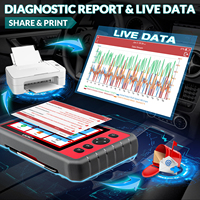 LAUNCH X431 CRP909E Potente Escáner OBD2, Herramienta de Diagnóstico Completo del Sistema, CRP909 TPMS ABS OIL SAS, Lector de Códigos de Servicio con 15 Funciones de Reinicio
