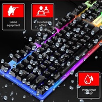 Clavier de jeu rétro-éclairé bon marché pour les joueurs professionnels clavier de jeu de mise en page multilingue