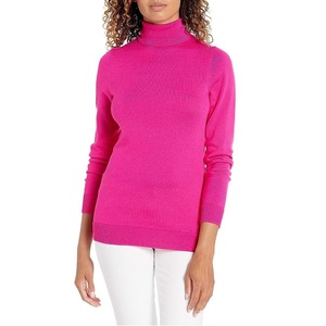 Suéteres de punto para mujer, cuello de tortuga de manga larga o cuello en V, suéter de punto, nueva moda de invierno, calidad Premium de BD - Product Image 2