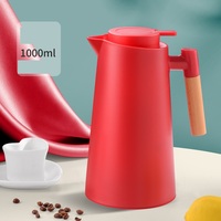 Affichage de la température thermos pot ménage eau chaude cafetière grande capacité commercial thermos pot multicolore