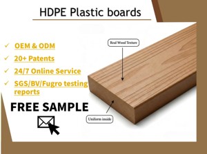 Planches en plastique durable de 38 mm pour bancs d'extérieur, en <span class=keywords><strong>bois</strong></span> composite HDPE, planches en plastique WinStar - Product Image 2