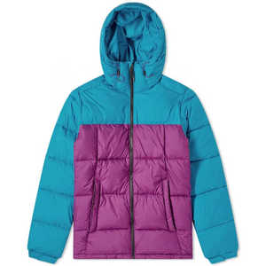 Custom Logo Canvas Puffer <b>Jacket</b> for Men New Arrival Thick Winter <b>Waterproof</b> <b>Warm</b> Reversible Hooded Stand Collar Breathable - Product Image 1