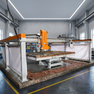 Machine à scier à pont OEM ODM avec table inclinable hydraulique pour la découpe du granit, du marbre et du quartz - Product Image 1