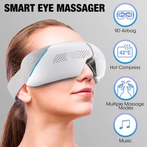 Masseur oculaire 3D portable, équipement de massage des yeux à compression d'air électrique, masseur oculaire intelligent pliable avec chaleur - Product Image 2
