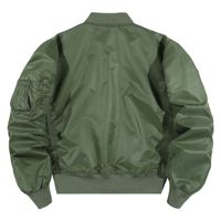 Veste pour hommes avec broderie en nylon MA1 Flight Blouson d'aviateur personnalisé pour hommes