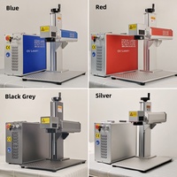 Machine de marquage au laser à fibre Marquage sur briquet zippo/USB/banque d'alimentation/pistolet/gobelet/carrelage/couteau/bijoux