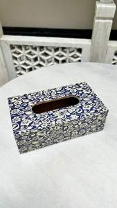 Boîte à mouchoirs en bois MDF fabriquée à la main de vente chaude avec impression en émail poli organisateur décoratif pour la maison et le bureau conception prête pour les cadeaux - Product Image 2