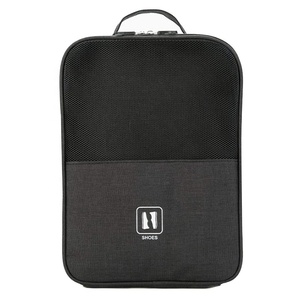 Respetuoso del medio ambiente de la zapatilla de deporte bolsa portátil impermeable a prueba de polvo de malla de ahorro de espacio de almacenamiento de titular de colgando organizador de zapatos - Product Image 1