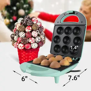 Thuisgebruik Nieuwe Ontwerp Vierkante Elektrische Belgische Wafelijzer Cake Maker Kok Ballen Cupcake Heerlijke Voor Kids Baby