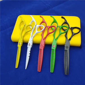 กรรไกรตัดขนสัตว์เลี้ยงสีสันสดใส 6 นิ้ว กรรไกรตัดขนแบบแบน สไตล์การ์ตูน สะดวกสำหรับสุนัข แมว แหล่งกำเนิดซูโจว ขายส่ง - Product Image 5