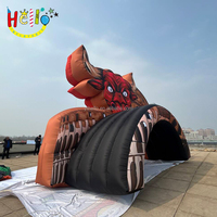 Cabine DJ thème événement tente tunnel de taureau scène gonflable pour les fêtes