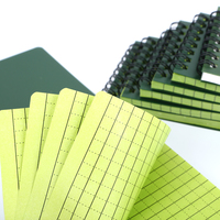 Mini carnet de notes effaçable de poche personnalisé de 3x5 pouces en PVC bloc-notes à spirale étanche pour étudiants