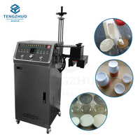 Haute productivité électrique automatique en plastique métal bouteille peut Induction feuille d'aluminium scellage Machine scellant ligne de Production