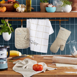 Logo personnalisé Ensemble de gants de four en <span class=keywords><strong>silicone</strong></span> souple côtelé résistant à la chaleur et aux hautes températures Gants de four à micro-ondes pour la <span class=keywords><strong>cuisson</strong></span> - Product Image 2