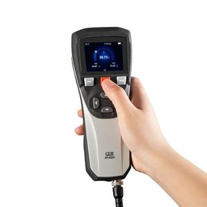 เครื่องวัดอุณหภูมิ/ความชื้นและจุดน้ำค้างแบบมือถือ CEM DT-8321 สำหรับการตรวจสอบจุดต่างๆ ในอุตสาหกรรมและการสอบเทียบภาคสนาม - Product Image 1