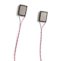 Haut-parleur dynamique miniature fin personnalisé en usine 1511 15*11*3MM 8 Ohms 0.5W avec fil de connexion, micro-haut-parleur de remplacement ROHS&CE
