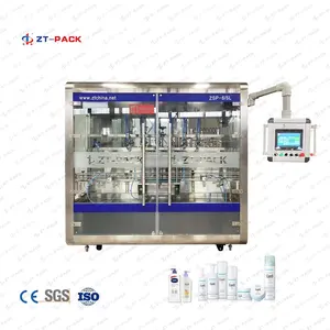 ZT-PACK Máquina de enchimento a quente para garrafas de vaselina e lavadora de mãos líquida totalmente automática com preço de fábrica