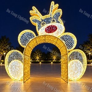 Arco Luminoso LED Comercial para Exteriores con Diseño de Animales, Tamaño Personalizado para Exhibiciones y Eventos Festivos - Product Image 4