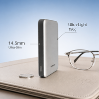 Chargeur portable 10000mAh magnétique sans fil 30W USB-C 15W à charge rapide, batterie externe testée CE FCC RoHS UL2056, solution ODM