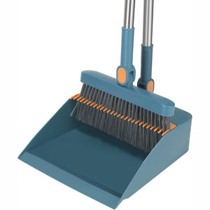 Juego de Escoba y Recogedor para Cocina, Oficina, Vestíbulo, Escoba con Recogedor y Cepillo de Mango Largo - Product Image 1